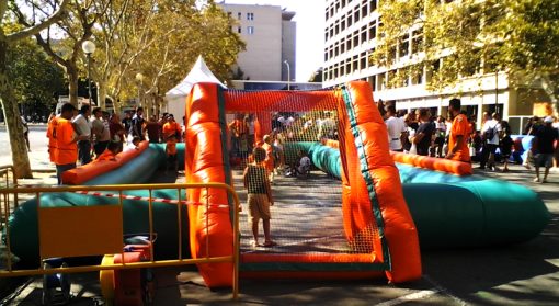 Futbolin humano Castillo Hinchable Valencia