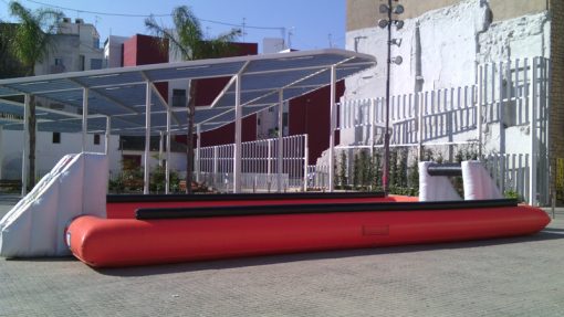 Futbolin humano Castillo Hinchable Valencia